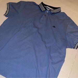 Aeropostale Men's Light Blue Polo Shirt XL